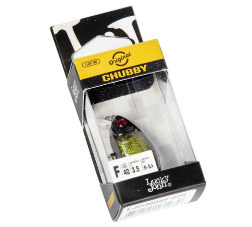 Воблер Lucky John Original CHUBBY 40F, цвет 25