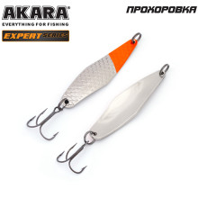Блесна колеблющаяся Akara Expert Прохоровка 80 (25 гр) цвет 3/Sil