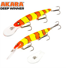 Воблер для троллинга Akara Deep Winner 125 F (цвет A70)