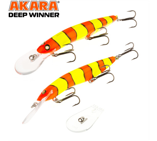 Воблер для троллинга Akara Deep Winner 125 F (цвет A70)