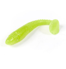 Силиконовые приманки Lucky John Pro Series TIOGA FAT 3.9in 071, 5шт, виброхвост