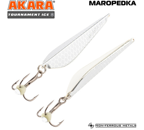 Блесна зимняя Akara Tournament Ice Maropedka, 18 гр цвет 33/Sil