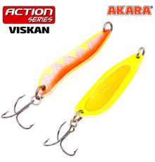 Блесна колеблющаяся Akara Action Series Viskan 65 (21 гр) цвет AB78