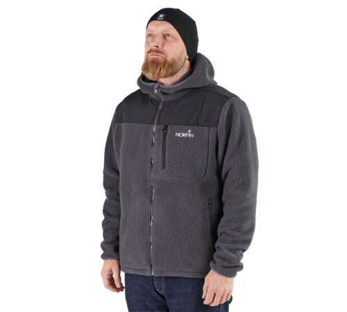 Куртка флисовая Norfin POLARGUARD GRAY, размер L