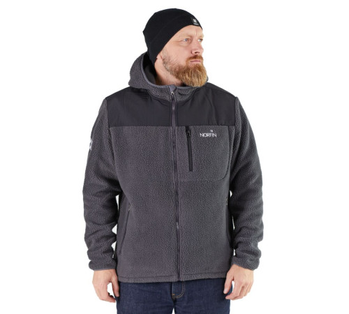 Куртка флисовая Norfin POLARGUARD GRAY, размер L