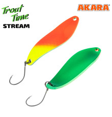 Блесна колеблющаяся Akara Trout Time Stream 40 (4 гр) цвет 37