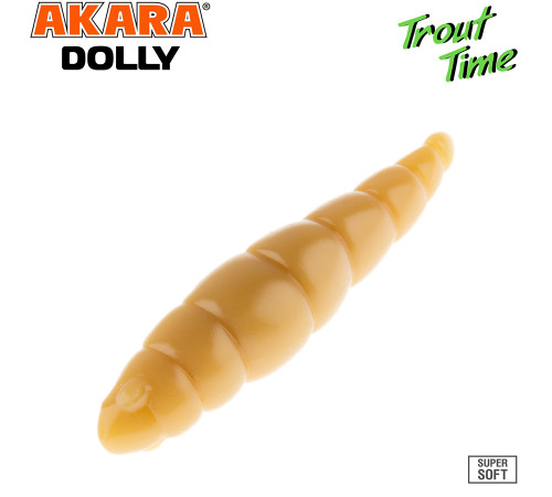 Силиконовые приманки Akara Trout Time DOLLY 1.8 Cheese, форелевая, 45,72 мм, цвет #445, 10 шт.