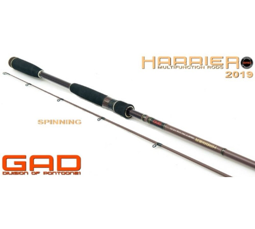 Спиннинг GAD Harrier, углеволокно, 2.44 м, тест 12-45, 178 г