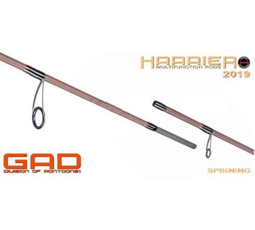 Спиннинг GAD Harrier, углеволокно, 2.44 м, тест 12-45, 178 г