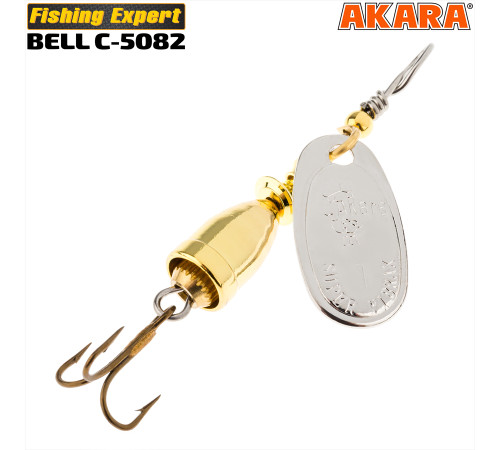 Блесна вертушка Akara Bell C-5082 (8 гр) цвет 001/Go