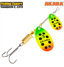 Блесна вертушка Akara Tandem №4/2 (10 гр) цвет 209
