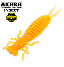 Силиконовые приманки Akara Eatable Insect 50 мм, цвет #85, 5 шт.