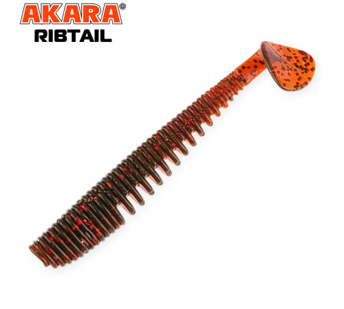 Силиконовые приманки Akara Ribtail 90 мм,  цвет #11, 4 шт.