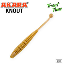 Силиконовые приманки Akara Trout Time KNOUT 2.5 Shrimp, форелевая, 63,5 мм, цвет #445, 10 шт.