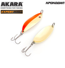 Блесна колеблющаяся Akara Expert Крокодил 70 (15 гр) цвет 15/GO