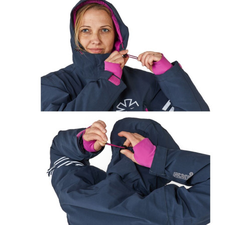 Куртка зимняя Norfin Women NORDIC Space Blue, размер S