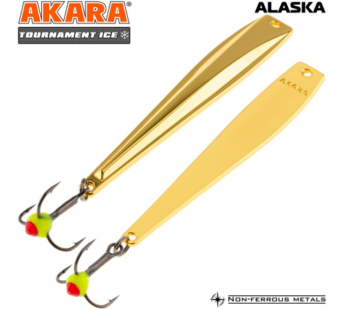 Блесна зимняя Akara Tournament Ice Alaska, 6 гр цвет Go
