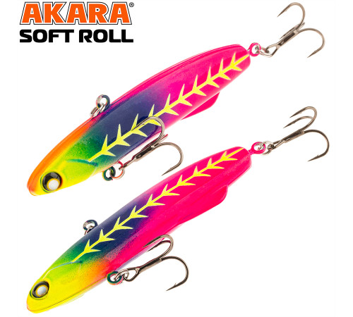 Воблер Akara раттлин Soft Roll 70 (цвет A67)