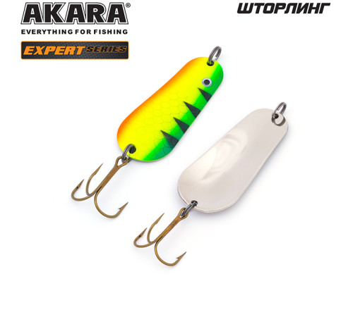 Блесна колеблющаяся Akara Expert Шторлинг 65 (22 гр) цвет 6/SIL