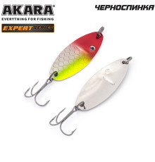 Блесна колеблющаяся Akara Expert Черноспинка 65 (15 гр) цвет 12/SIL