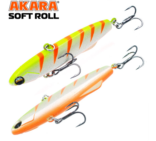 Воблер Akara раттлин Soft Roll 80, цвет A290