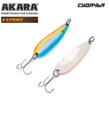 Блесна колеблющаяся Akara Expert Судачья 60 (9 гр) цвет 1/Sil