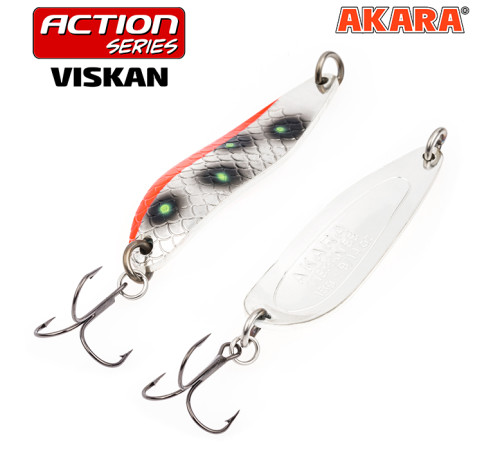 Блесна колеблющаяся Akara Action Series Viskan 65 (12 гр) цвет AB52