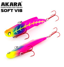 Воблер раттлин Akara Soft Vib 75 S (цвет A67)