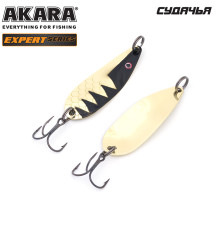 Блесна колеблющаяся Akara Expert Судачья 60 (9 гр) цвет 13/GO