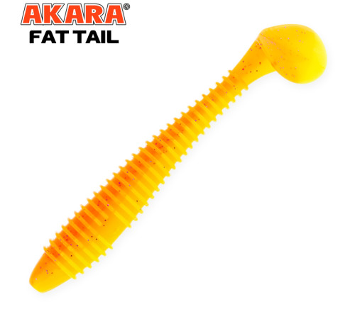 Силиконовые приманки Akara Fat Tail 96 мм,  цвет #84T, 4 шт.