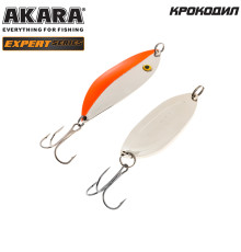 Блесна колеблющаяся Akara Expert Крокодил 70 (15 гр) цвет 15/SIL