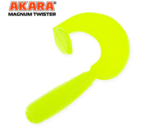 Силиконовые приманки Akara Magnum Twister 20 мм, цвет #04Y, 8 шт.