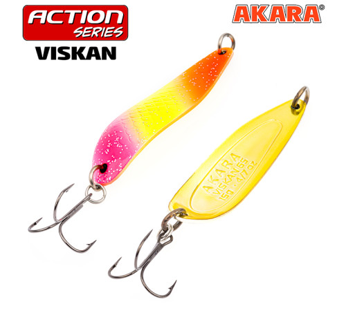 Блесна колеблющаяся Akara Action Series Viskan 65 (21 гр) цвет AB120