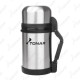Термос TONAR 1000ML HS.TM-010  (дополн.пласт.чашка, скл.ручка, ремень)