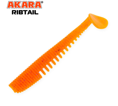 Силиконовые приманки Akara Ribtail 100 мм,  цвет #85, 4 шт.