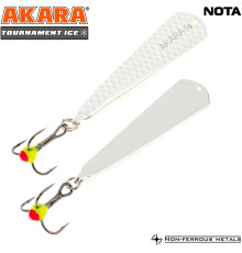 Блесна зимняя Akara Tournament Ice Nota, 5 гр цвет 33/Sil