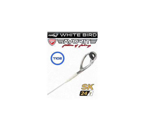 Спиннинг Favorite White Bird WBR1-802L-T, углеволокно, 2.44 м, тест 3-12, 92 г