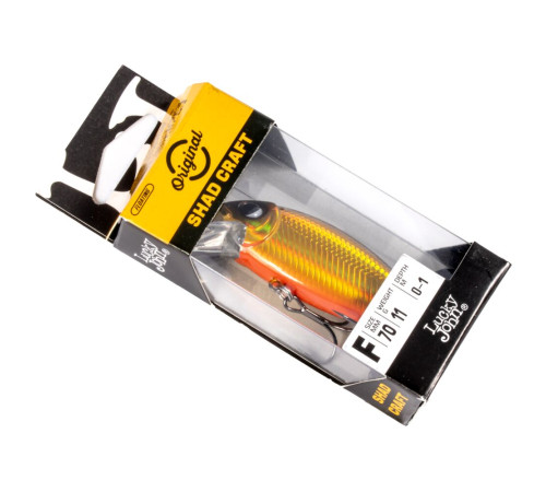 Воблер Lucky John Original SHAD CRAFT 70F, цвет A018