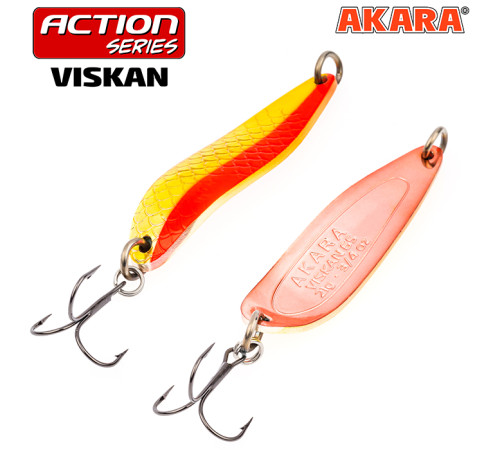 Блесна колеблющаяся Akara Action Series Viskan 65 (21 гр) цвет AB61