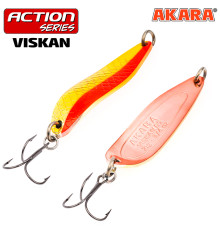 Блесна колеблющаяся Akara Action Series Viskan 80 (24 гр) цвет AB61