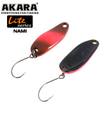 Блесна колеблющаяся Akara Lite Series Nami (1.5 гр) цвет RED-8