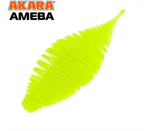 Силиконовые приманки Akara Ameba 100 мм,  цвет #04Y, 3 шт.
