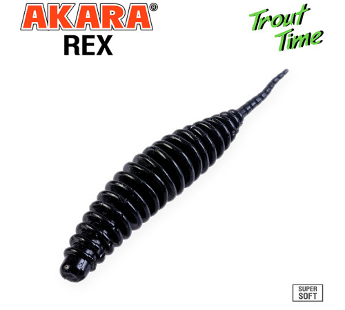 Силиконовые приманки Akara Trout Time REX 2.5 Shrimp, форелевая, 63,5 мм, цвет #422, 10 шт.