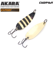 Блесна колеблющаяся Akara Expert Судачья 70 (17 гр) цвет 14/GO