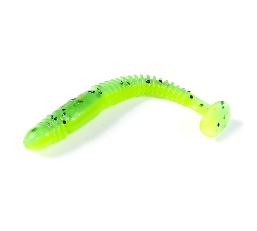 Силиконовые приманки Lucky John Pro Series TIOGA 2.9in T18, 7шт, виброхвост