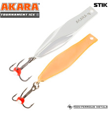 Блесна зимняя Akara Tournament Ice Stik, 8 гр цвет Sil/Cu