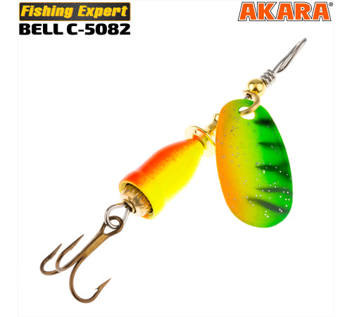 Блесна вертушка Akara Bell C-5082 (4 гр) цвет 175/YL-Red