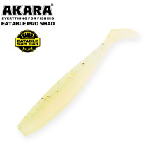 Силиконовые приманки Akara Eatable Pro Shad 90 мм,  цвет #L1, 3 шт.