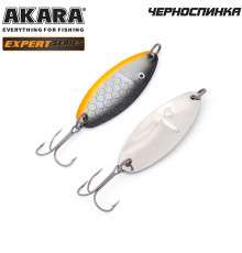Блесна колеблющаяся Akara Expert Черноспинка 65 (15 гр) цвет 2/SIL