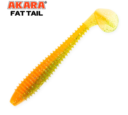 Силиконовые приманки Akara Fat Tail 96 мм,  цвет #464, 4 шт.